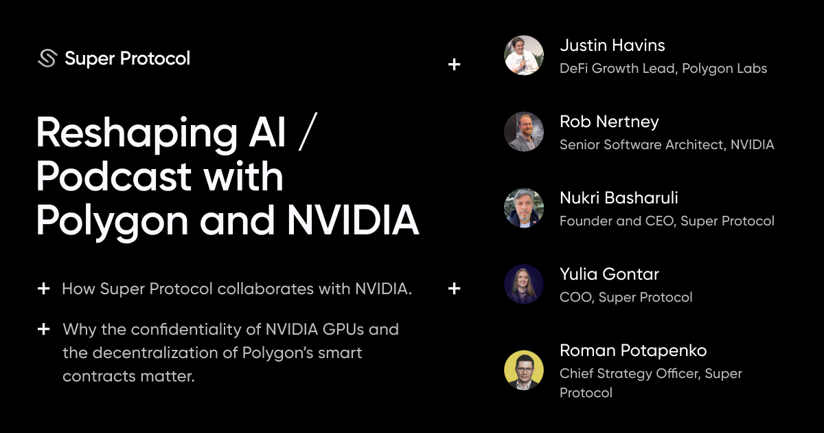 Reshaping AI | Podcast with Polygon and NVIDIA